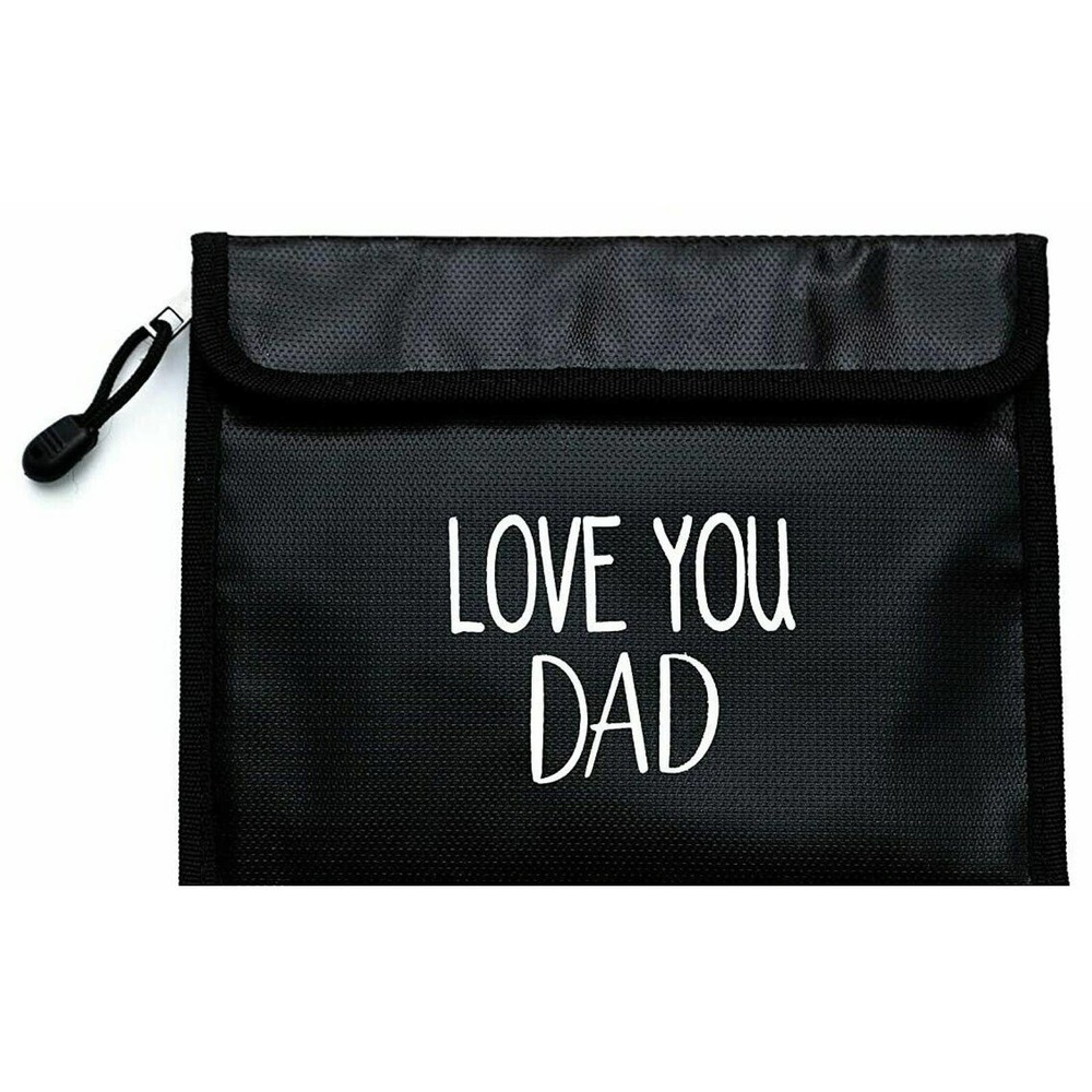 Dad Gifts from Son Daughter- Fireproof and Water Resistant Document Bag 9x7